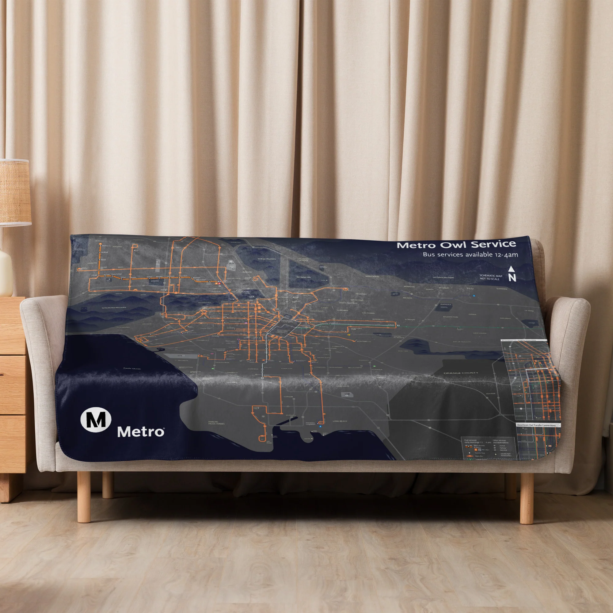 1433-los-angeles-metro-night-owl-map-sherpa-blanket-3.webp Los Angeles Metro Night Owl Map Sherpa Blanket