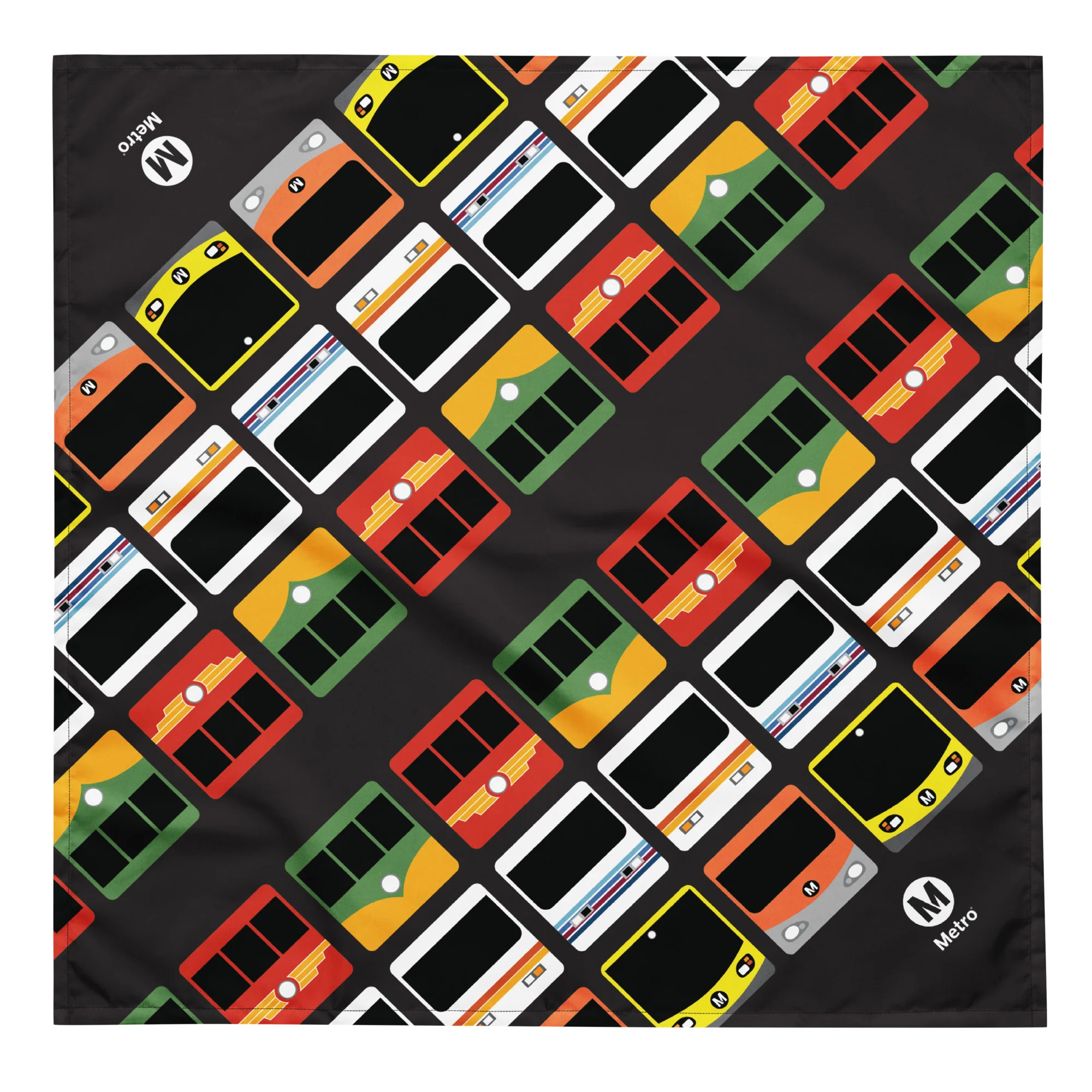 367-los-angeles-metro-past-and-present-pet-bandana-2.webp Los Angeles Metro Past and Present Pet Bandana