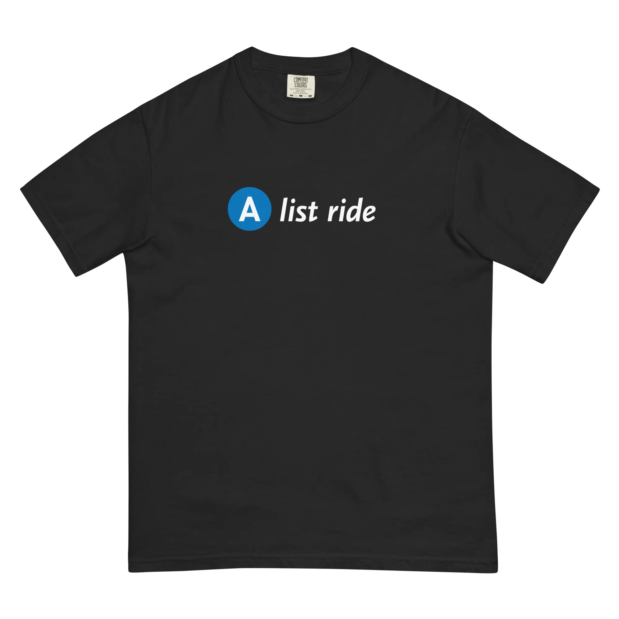 A List Ride Unisex Heavyweight T-shirt